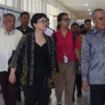 Wamendiktisaintek Stella Christie, saat mengunjungi UM Kendari, Sabtu (5/7/2025). (Foto: Humas UM Kendari)