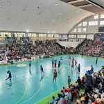 Lapangan voli GOR Pancasila, Surabaya. (Foto: Dishub Surabaya)