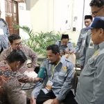 Tim dari RSMAD melakukan cek kesehatan bagi para peserta Baitul Arqom Pimpinan yang digelar PDM Kota Kediri. (Foto: Dok. RSMAD/ Edi Usman)