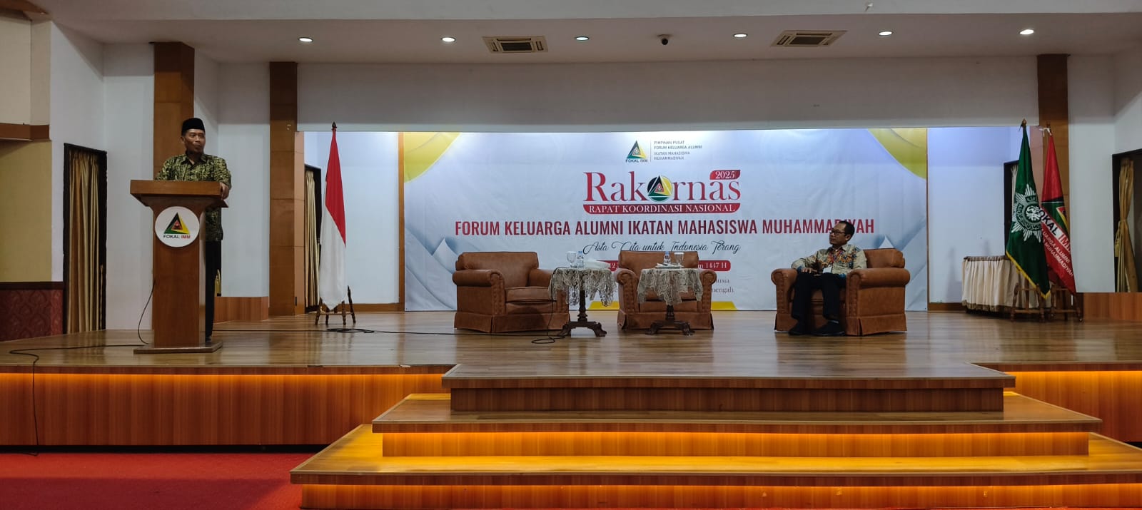 Wamen Fauzan di Rakornas Fokal IMM: PTMA Harus Jadi Kampus Berdampak, Bukan Cuma Pabrik Sarjana