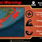 Gempa bumi Alaska berkekuatan 7,3 Magnitudo memicu peringatan tsunami. Foto:Tangkapan Layar Metro