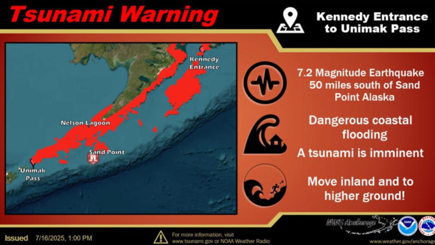 Gempa Bumi Alaska Berkekuatan 7,3 Magnitudo Picu Peringatan Tsunami, Warga Diminta Mengungsi