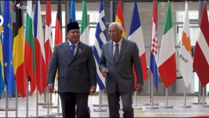 Bertemu Presiden Dewan Eropa Antonio Costa, Prabowo Tegaskan Era Baru Kemitraan Indonesia–Uni Eropa