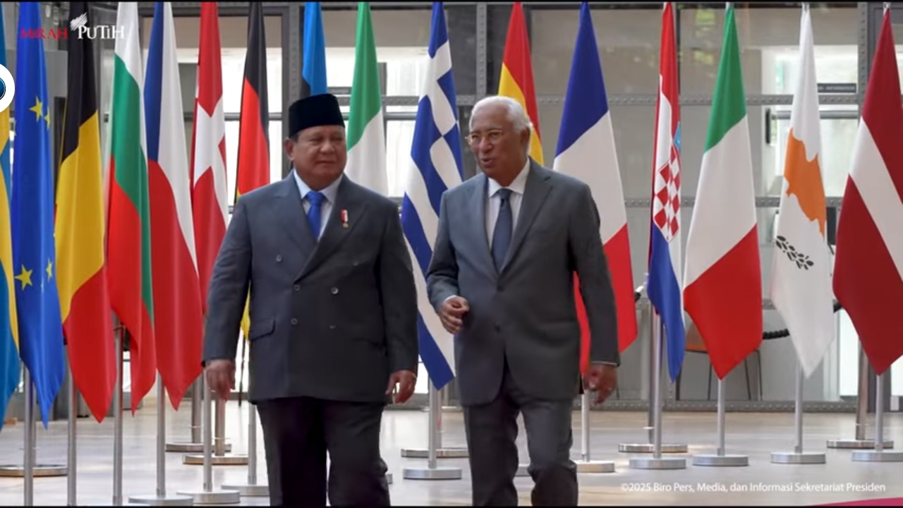 Bertemu Presiden Dewan Eropa Antonio Costa, Prabowo Tegaskan Era Baru Kemitraan Indonesia–Uni Eropa
