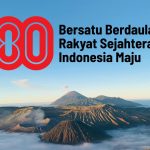 Ilustrasi penggunaan logo HUT ke-80 RI. (Setneg RI)