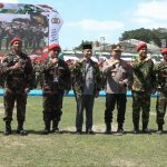 Apel Akbar KOKAM di Stadion Tridadi Sleman, Yogyakarta pada Ahad (20/7/2025). Dalam kesempatan tersebut, KOKAM dan Polri menandatangani MoU terkait katahanan pangan nasional. (Foto: Ubay NA/ IST)