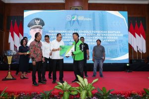15.350 Driver Ojek Online Surabaya Dapat Bantuan BPJS Ketenagakerjaan