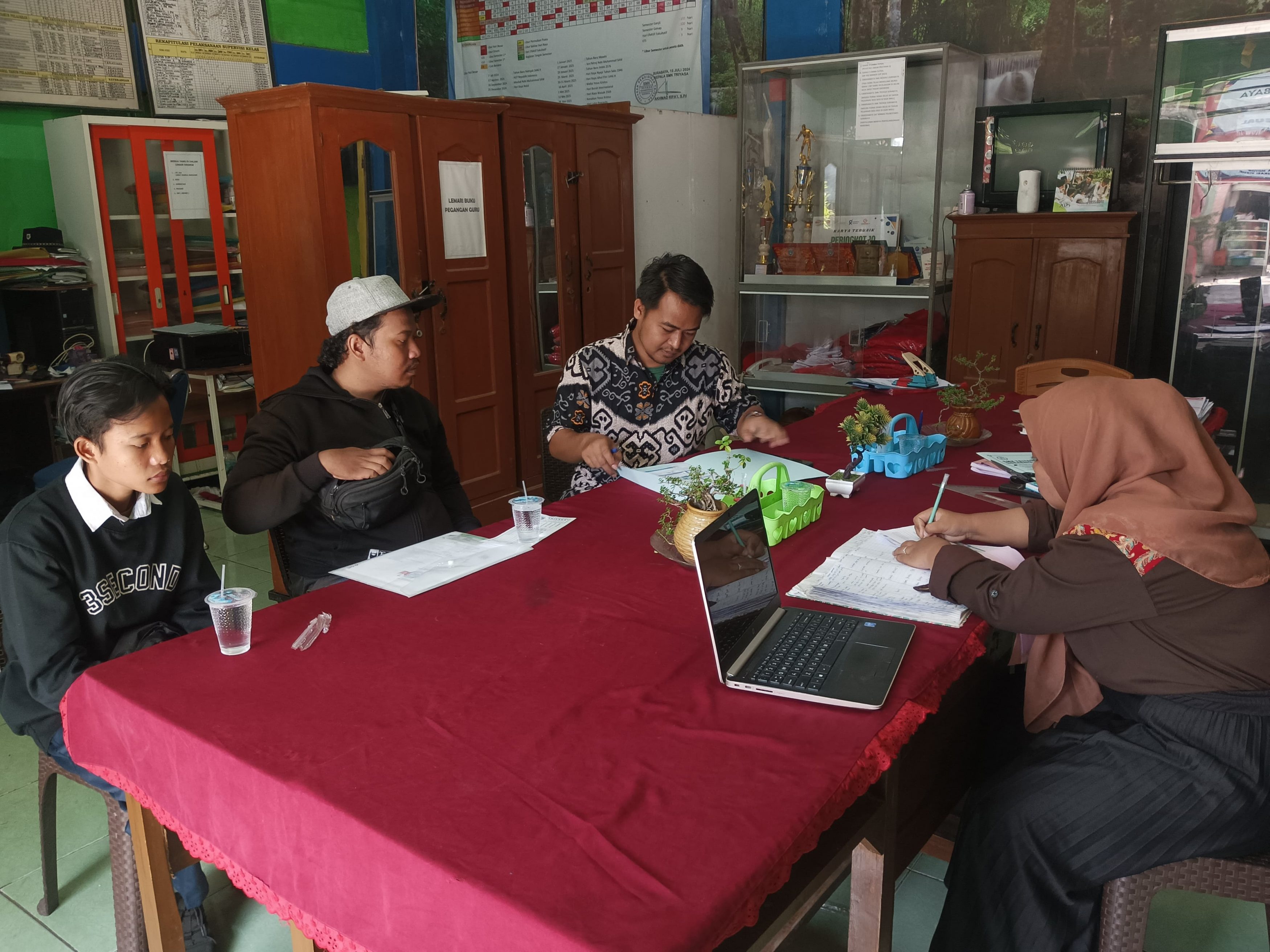 SPMB SMK Triyasa Surabaya. (Foto: Zaki/ IST)