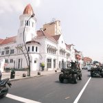 Kawan wisata Kota Lama Surabaya. (Foto: Zaki/ IST)