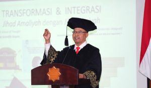 Guru Besar bidang Keamanan Manusia Program Studi Hubungan Internasional UMY, Prof. Dr. Sidik Jatmika, M.Si. (Foto: Tangkapan layar UMY)