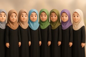 8 Warna Hijab yang Serasi Dipadukan dengan Gamis Hitam