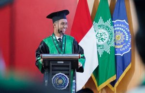 Wisudawan berprestasi Umsida, Iqbal Wi’an Putra. (Foto: Humas Umsida)