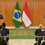 Presiden RI Prabowo Subianto dan Presiden Brazil Luiz Inácio Lula da Silva, memberikan pernyataan pers bersama, di Istana Planalto, Brasilia, Rabu (9/7/2025) waktu setempat. (Foto: Tangkapan layar Setpres)