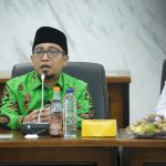 Anggota Komisi II DPR RI, Muhammad Khozin, menjadi salah satu narasumber dalam Diskusi Publik bertajuk 'Proyeksi Desain Pemilu Pasca Putusan MK' yang digelar Fraksi PKB di Ruang BAKN Gedung Nusantara II DPR RI. (Foto: Dok. PKB)