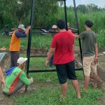 Mahasiswa UMM menghadirkan irigasi pertanian guna mengatasi kelangkaan air di Kabupaten Blitar. (Foto: dok. UMM)