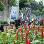Demonstrasi pada Kamis (28/8/2025). (Foto: tangkapan layar)