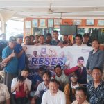 Goyud bersama warga usai dialog menjaring aspirasi dan penguatan ketahanan pangan serta penguatan lembaga desa termasuk koperasi merah putih. (Foto: Wahyudin Noor Aly/ IST)