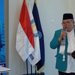 Plt Ketua Umum PP Parmusi, Prof Dr Husnan Bey Fananie Lc MA, saat membuka Musywil ke-4 Parmusi Jatim di PMBQ Nurul Azhar Ngoro, Mojokerto, pada Sabtu (16/8/2025). (Foto: Ubay NA/ IST)