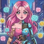 Ilustrasi prostitusi online. Foto dibuat Gemini