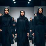 Ilustrasi outfit serba hitam. Foto dibuat Gemini