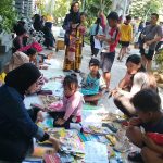 Lapak Ceria Ruang Merdeka di Taman Bungkul, Surabaya. (Foto: Zaki/ IST)