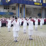 Upacara peringatan HUT ke-80 RI di Umsida, Ahad (17/8/2025). (Foto: Humas Umsida)