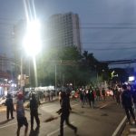 Demonstrasi di depan Gedung Negara Grahadi, Surabaya, pada Jumat (29/8/2025). (Foto: Zaki/ IST)