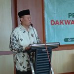 Ketua LHKP PWM Jatim, Muhammad Mirdasy, menyampaikan sambutan dalam Pelatihan Influencer Dakwah Digital Muhammadiyah di Kampus 2 Umsida, Sabtu (30/8/2025). (Foto: Ubay NA/ IST)