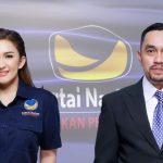 Nafa Urbach (kiri) dan Ahmad Sahroni. (Ilustrasi: Ubay NA/ IST)