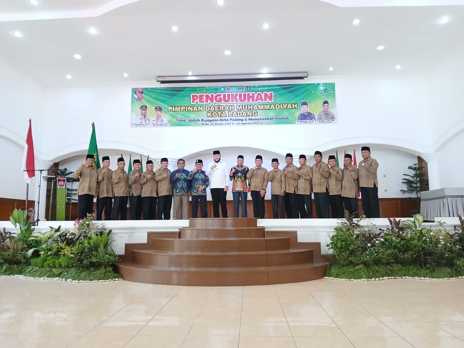 Ketua PDM Kota Padang Resmi Dilantik: Siap Dukung Akselerasi Pembangunan