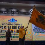 Aklamasi, Adam Rusydi Kembali Terpilih Jadi Ketua DPD Golkar Sidoarjo