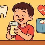 Anak minum susu