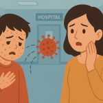 Penyakit campak mudah menular. (Ilustrasi: SORA)