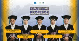 ITS Kukuhkan Lima Guru Besar Baru, Target Masuk Top 300 Dunia pada 2030