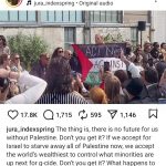 Palestina di runway Copenhagen Fashion Week 2025