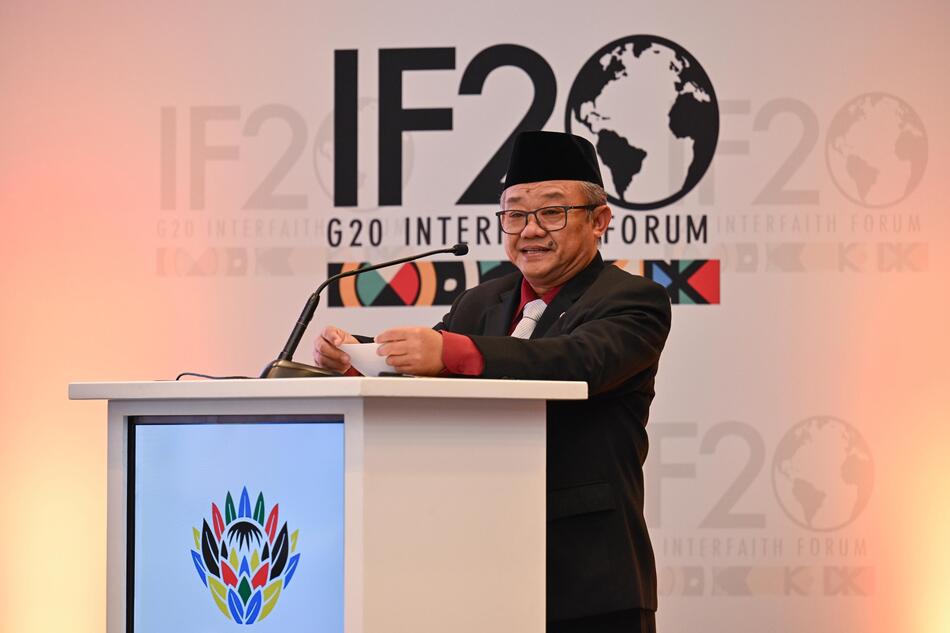 Mendikdasmen di G20 Interfaith Forum 2025: Pendidikan Jalan Paling Efektif Membangun Peradaban