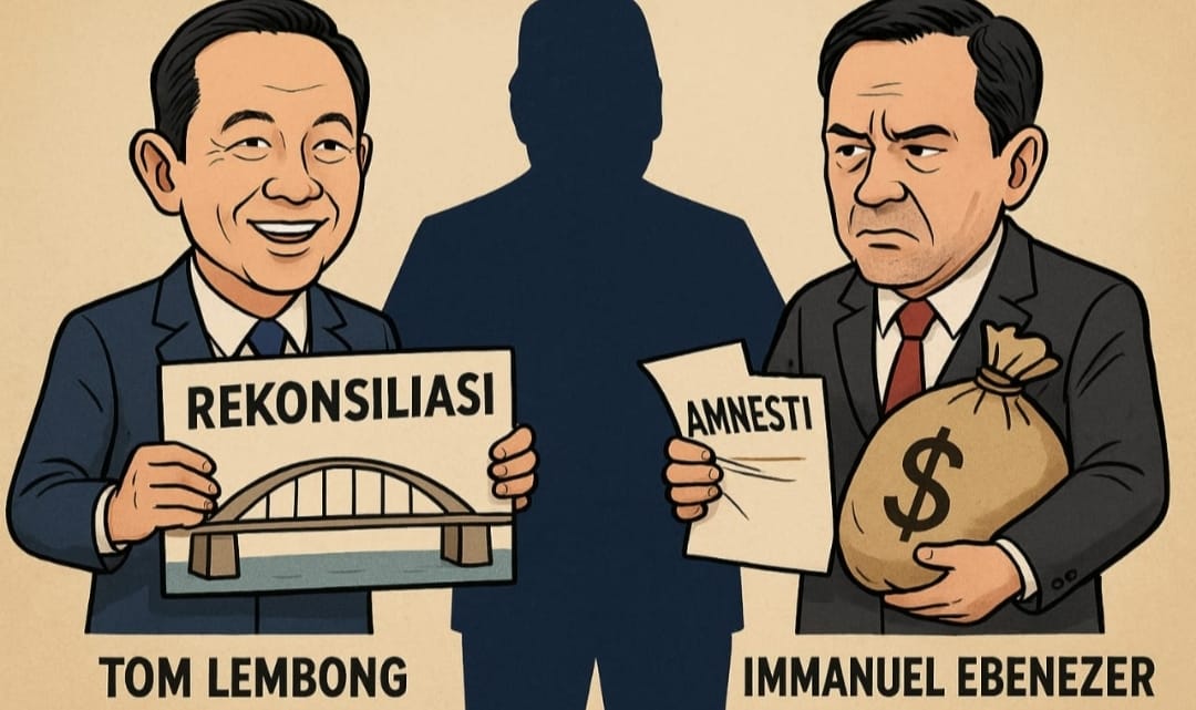 Abolisi Tom Lembong vs Amnesti Ebenezer: Jembatan Bangsa atau Jalan Kabur?