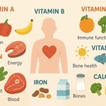 Kombinasi berbagai vitamin dan mineral yang diperlukan tubuh. (Ilustrasi: SORA)