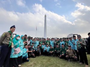 Ribuan Warga Surabaya Ikrar Jogo Suroboyo di Tugu Pahlawan, Tolak Anarki dan Jaga Kota Aman