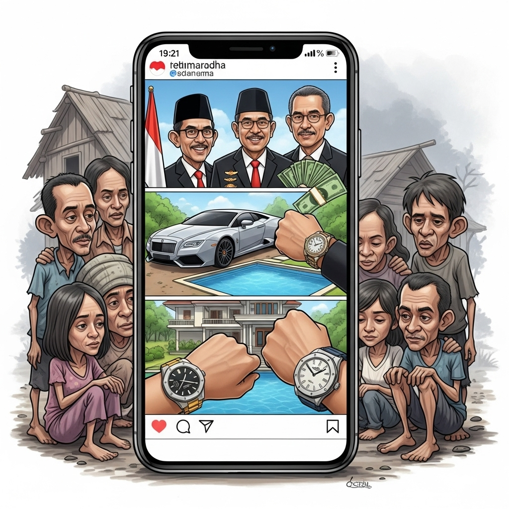 Flexing Pejabat dan Luka Sosial Rakyat Kecil