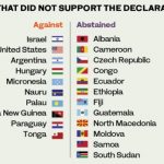 10 negara yang menolak solusi dua negara Palestina Merdeka. (Foto: tangkapan layar Arab News)