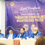 Partai Gema Bangsa menggelar Rapat Koordinasi Nasional (Rakornas) bersama DPW se-Indonesia di Hotel Mercure Cikini, Jakarta, pada 11-12 September 2025. (Foto: Dok. Panitia)