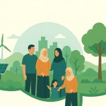 Menumbuhkan ekonomi, menjaga ekologi, menghadirkan kesejahteraan masyarakat. (Ilustrasi dibuat menggunakan SORA)