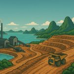 Ilustrasi pertambangan, dibuat menggunakan SORA.