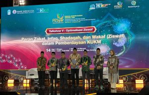 Lazismu Jatim Raih Juara Program Pemberdayaan Ekonomi Terbaik di FESyar Regional Jawa 2025