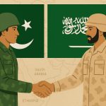 Pakistan dan Arab Saudi menjalin pakta pertahanan, usai eskalasi timur Tengah yang memanas setelah Israel menyerang Doha, Qatar. (Ilustrasi: SORA)