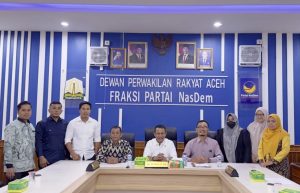 Fakultas Ekonomi Unmuha Audiensi ke Fraksi Nasdem DPRA, Bahas Ekonomi Aceh hingga Pariwisata Halal
