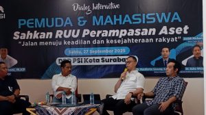 Fraksi PSI DPRD Surabaya Dorong Pemuda Suarakan RUU Perampasan Aset