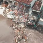 Banjir bandang menerjang Pasar Badung, Bali. (Foto: tangkapan layar Info Denpasar)