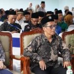 Wakil Ketua DPRD Jatim dari Fraksi Partai Demokrat, Sri Wahyuni SKep Ns (paling kiri), saat menghadiri launching MBS Al Amin Religi Bojonegoro sebagai pilot project Pesantren Muhammadiyah Sistemik (PMS) pada Ahad (14/9/2025). (Foto: tangkapan layar @mbs_bojonegoro)